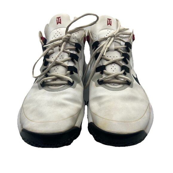 Nike Tiger Woods TW13 Men\'s 11.5 Golf Shoes 2012 White Red Rare 532622-100
